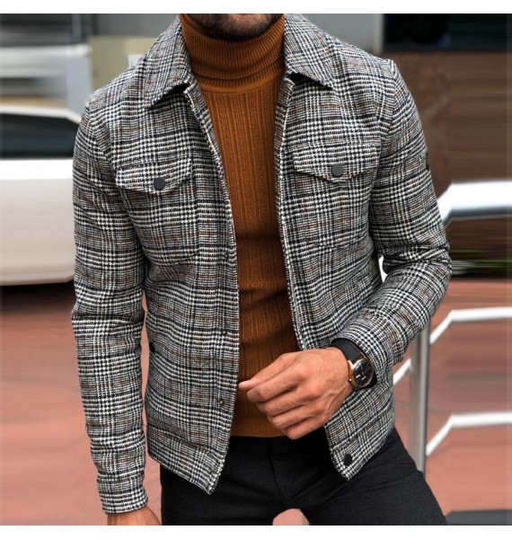 Men's Slim Casual Fashion Retro Jacket