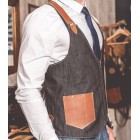 Men's Leather Personality Waistcoats