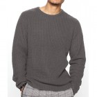 Men's Casual Loose Round Neck Long Sleeve Pullover Sweater