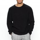 Men's Casual Loose Round Neck Long Sleeve Pullover Sweater