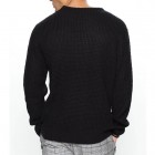 Men's Casual Loose Round Neck Long Sleeve Pullover Sweater