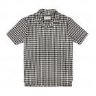 Houndstooth polo shirt