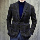 Men's Pid Multicolor Casual Suit Jacket