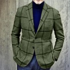 Men's Pid Multicolor Casual Suit Jacket