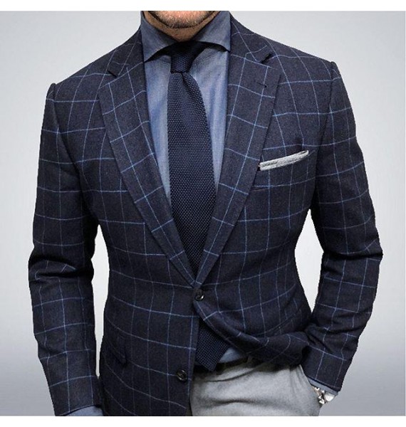 Fashion Pid Long Sleeve Bzer Suit Jacket