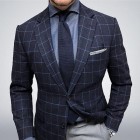 Fashion Pid Long Sleeve Bzer Suit Jacket