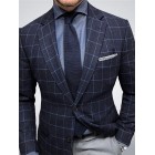 Fashion Pid Long Sleeve Bzer Suit Jacket