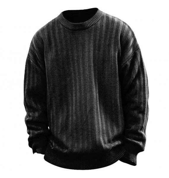 Men's Outdoor Comfortable And Breathable Round Neck Sweater