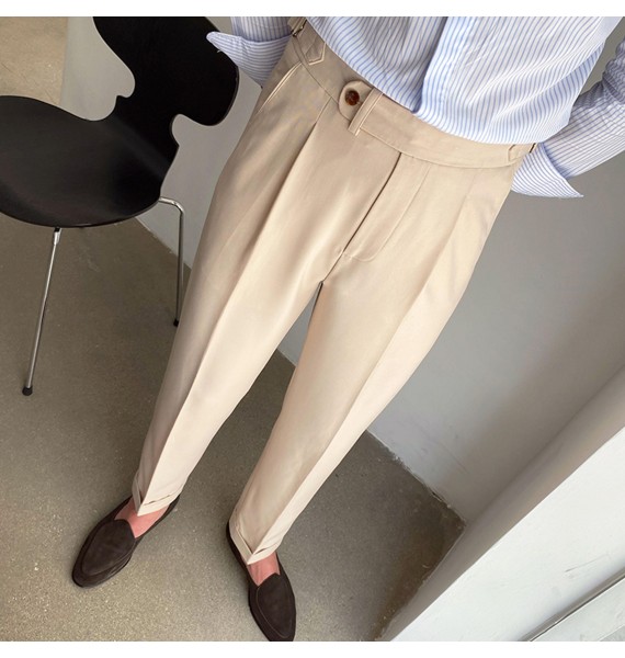 Gentleman elegant and comfortable mens trousers mens trous