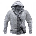 Men's Winter Warm Fleece Hooded Jacket