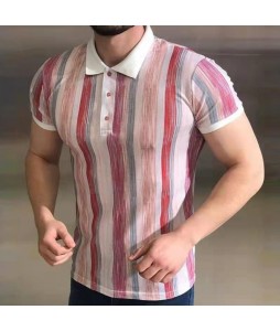 Mens Casual And Business Knited Polo T-shirt