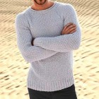 Men's Urban Business Casual Solid Knit Sweater