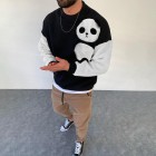 Panda Patch Crew Neck Sweatshirt