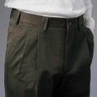 Olive green mens comfortable casual trousers