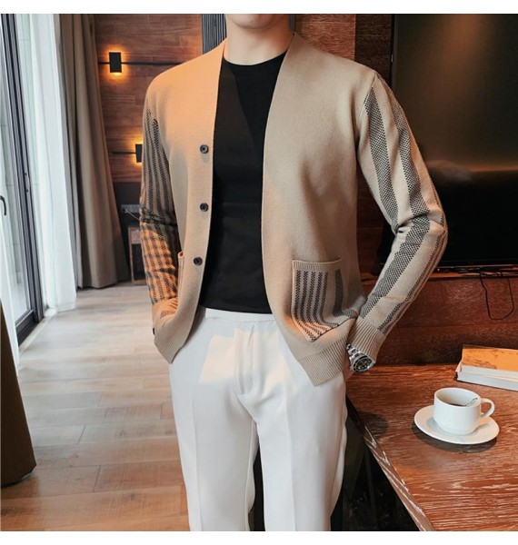 Mens  Business Casual Knited Cardigans