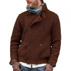 Men's Fashion British Style Thick Knit Cardigan