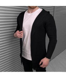 Men's Solid Color Mid-length Sweater