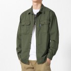 Men's Pocket Cotton Washed Outdoor Jacket