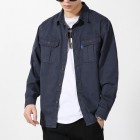 Men's Pocket Cotton Washed Outdoor Jacket