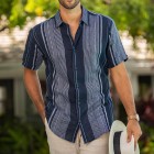 Casual Men's Resort Style Short Sleeve Shirt