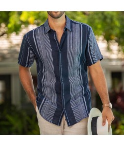 Casual Men's Resort Style Short Sleeve Shirt