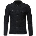 Men's Fashion Casual Solid Ripstop pel Jacket