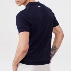 Navy Blue Short-sleeved Polo Shirt