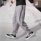 Casual Men's Pin Color Cotton Linen Straight Trousers