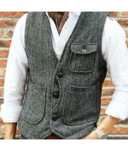 Casual Pocket Waistcoats