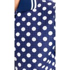 Polka Dot short sleeve polo shirt