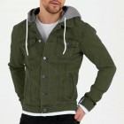 Men's Outdoor Multi-pocket Workwear pel Hooded Jacket