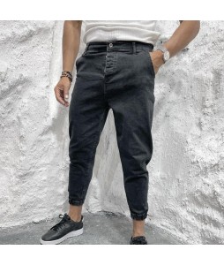 Mens Casual Ankle Banded Pants