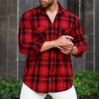 Casual Long Sleeve Pocket Men's Shirt