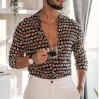 Fashion Casual Printed Slim Fit Shirt