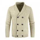 Men's Double Breasted Casual Cardigan