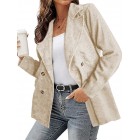 Ins Hot Models European And American Women's Tops For Autumn And Winter   Solid Color Jacket Bzers