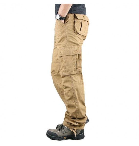 Men's Outdoor Casual Loose Multi-pocket Work Pants