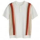 Color Block Knite Polo Shirt