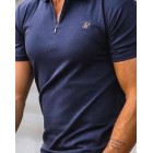 Casual Mens Solid Polo Shirt