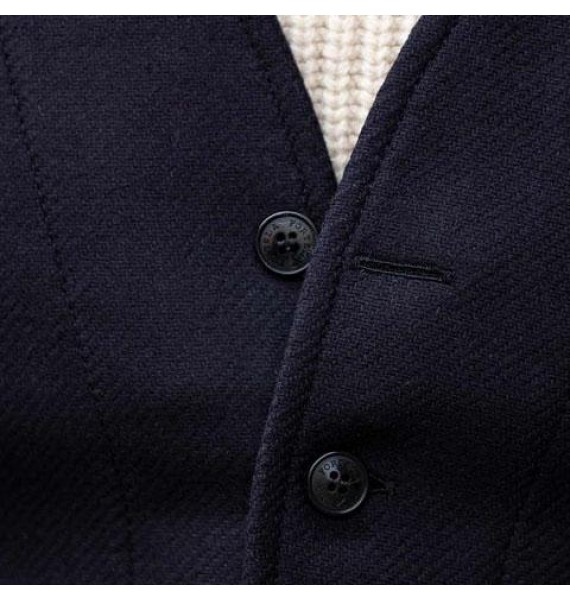 Men's Dark Blue Waistcoats