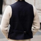 Men's Dark Blue Waistcoats