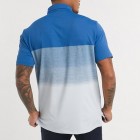 Men's Casual Gradient Color Polo Shirt