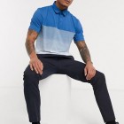 Men's Casual Gradient Color Polo Shirt