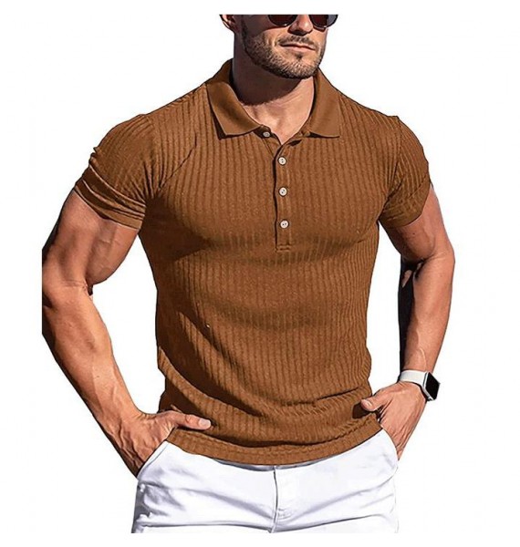 Men's Polo Casual Training Short Sleeve Polo Shirt