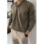 Men  Work Simple Pin Open Colr Shirt