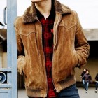 Autumn/Winter  Plus Suede Men's Jacket