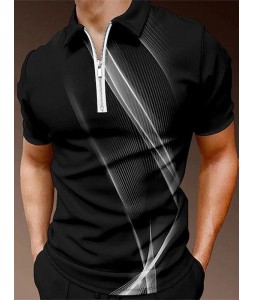 Men's Casual Loose Polo Shirt