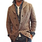 Men's Business Casual Button Sweater Cardigan