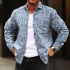 Mens Fashion Wool Shirt Jacket