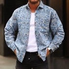 Mens Fashion Wool Shirt Jacket